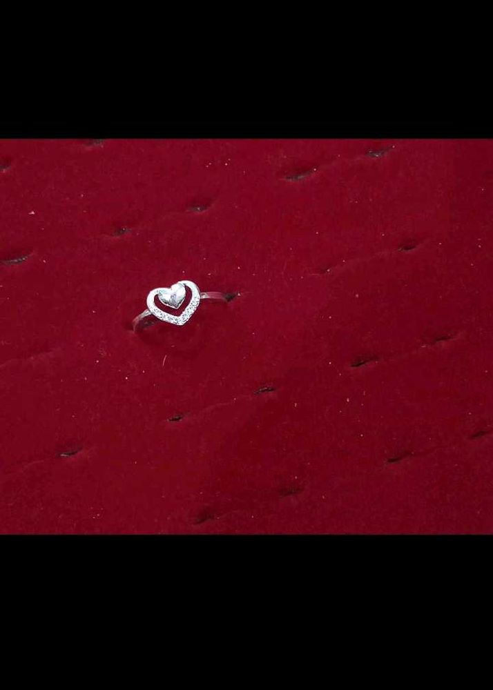 Original Silver Heart Shaped Ring