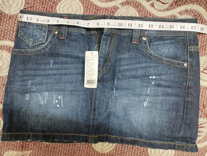 Denim Mini Skirt