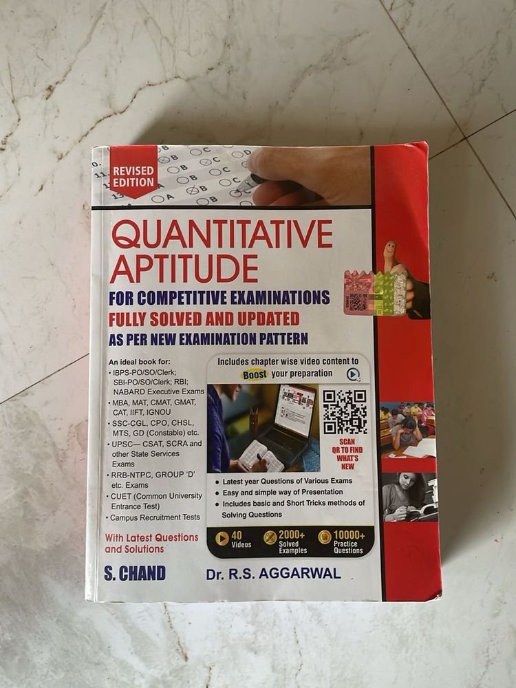 Quantitative aptitude Book
