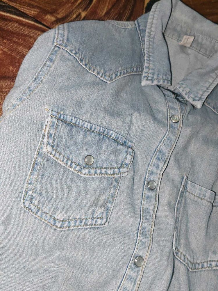 Classic Blue Denim Shirt