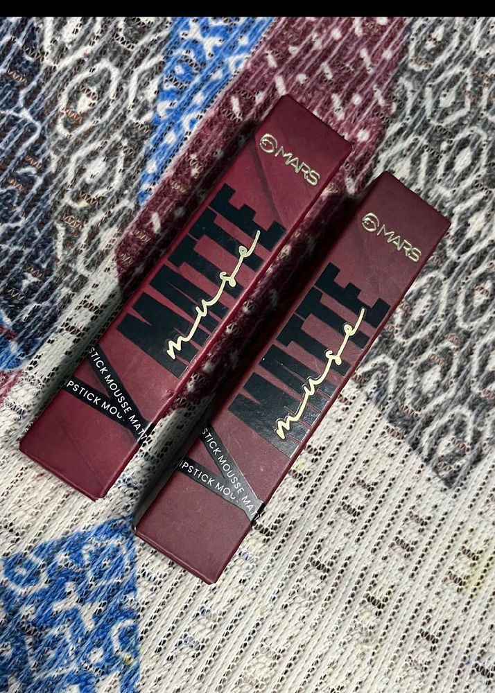 MARS Matte Mousse Lipsticks
