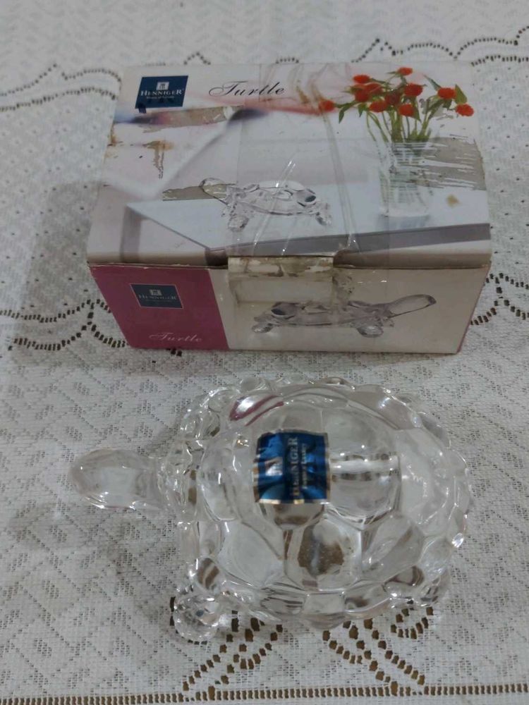 Feng Shui Crystal Turtle Figurine
