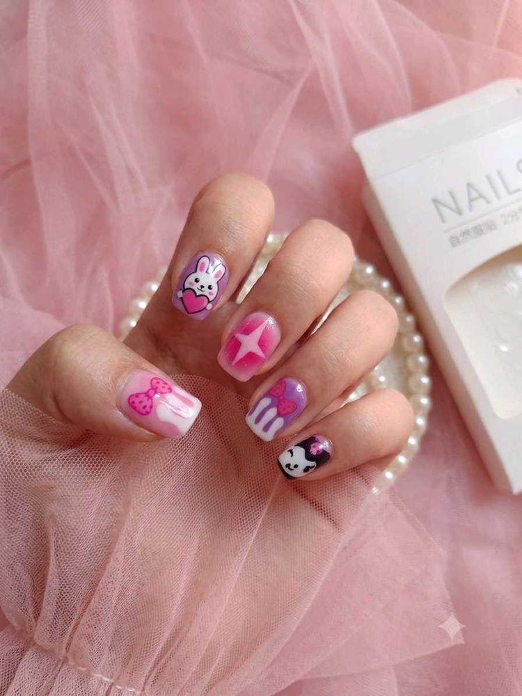 Korean Aesthetic Press on Nails💅
