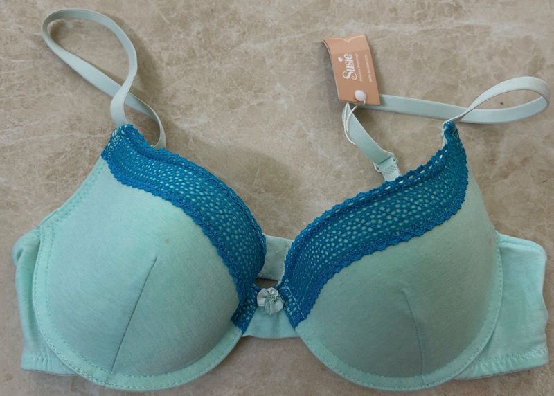 Mint Green Padded Bra