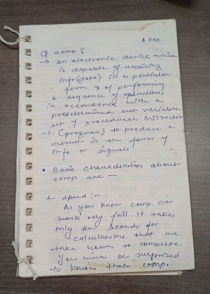 DCA - (Diploma in Computer Applications) Notes