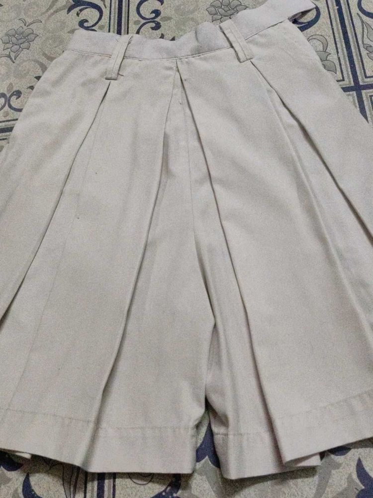 School White Skirt