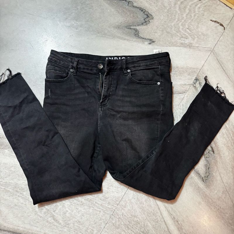 Indigo Black Denim Jeans