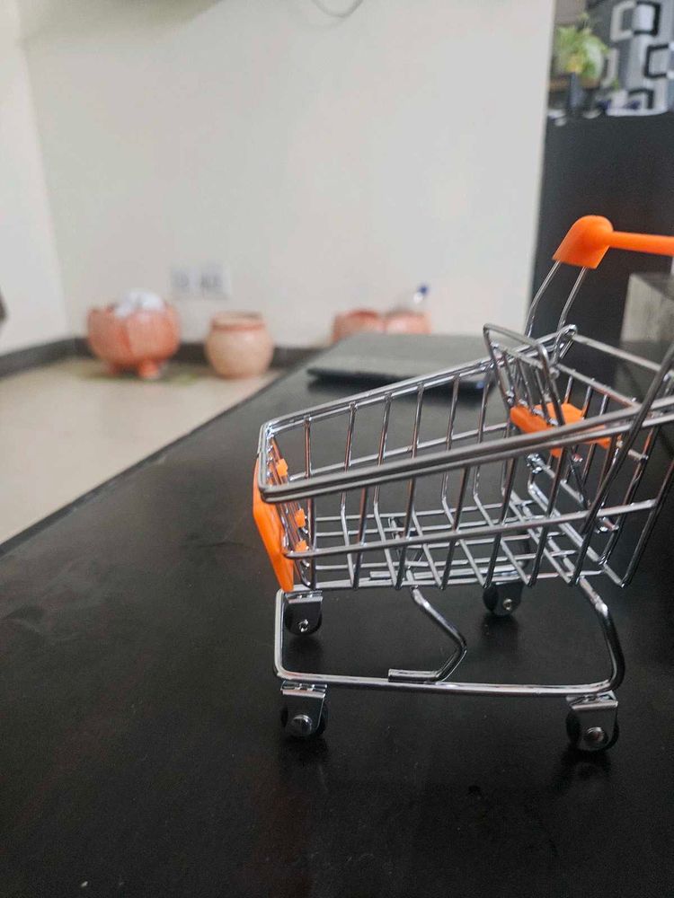 Miniature Shopping Cart