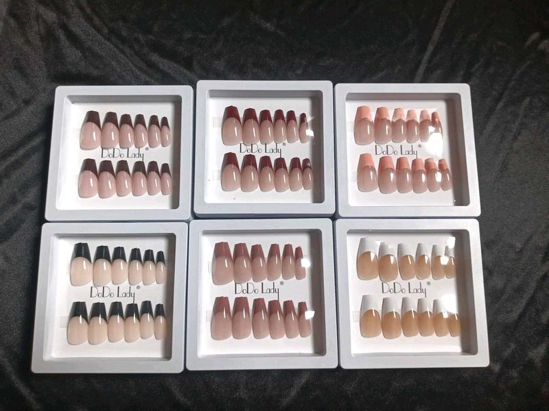 French tip nails at