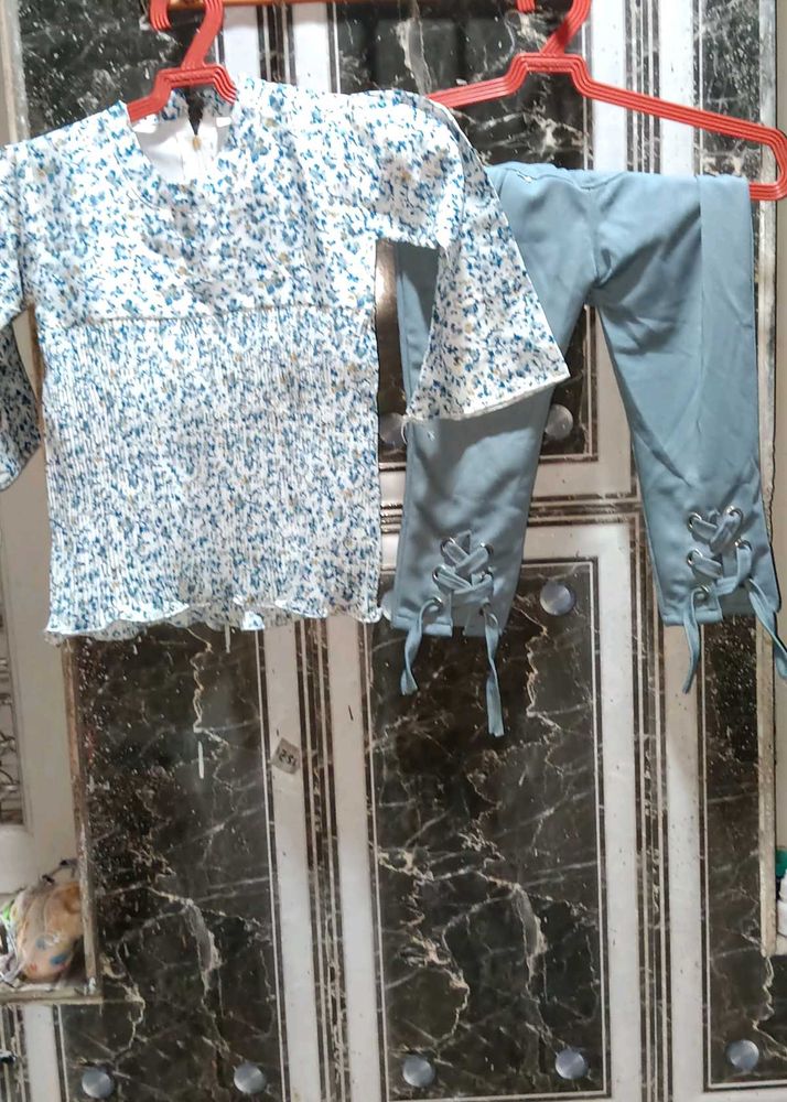Floral Top &amp; Pants Set