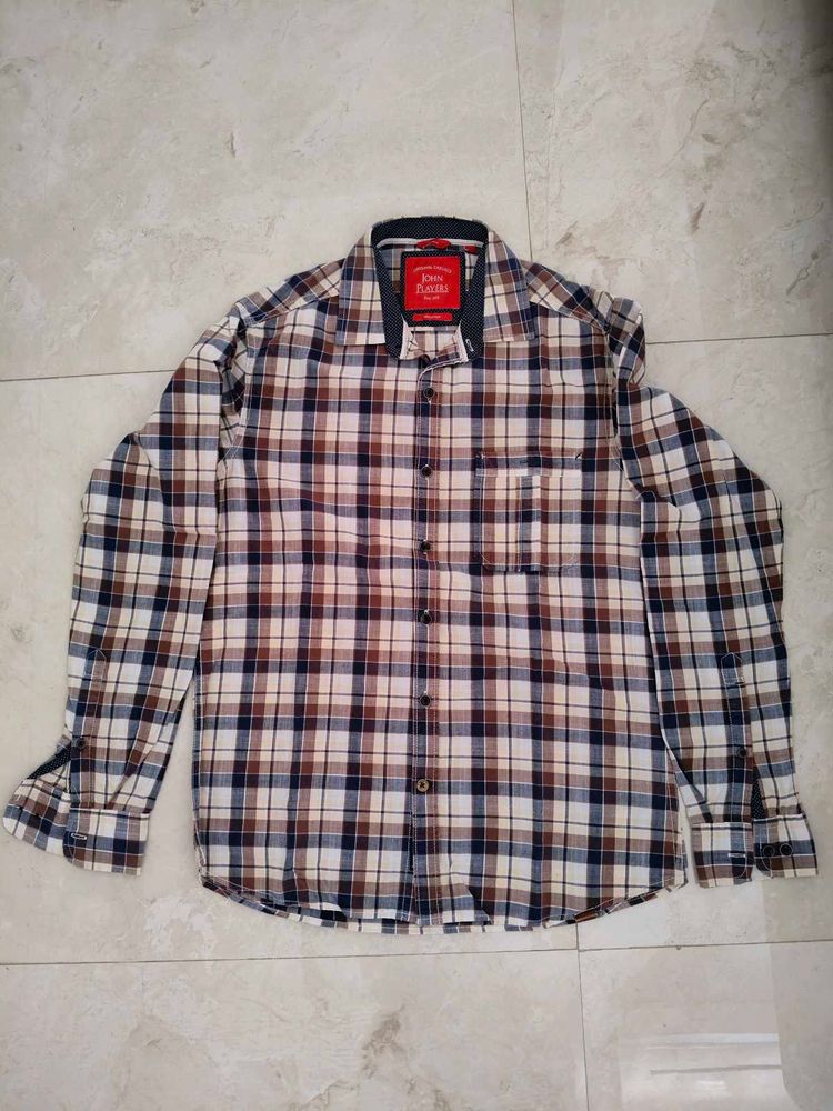 Men's Classic Plaid Long Sleeve Shirt
