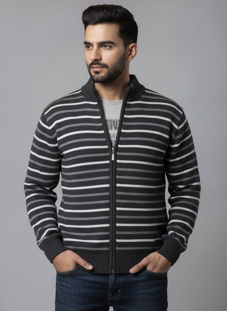 Duke Sweater with Zip Closure &amp; Attached Inner