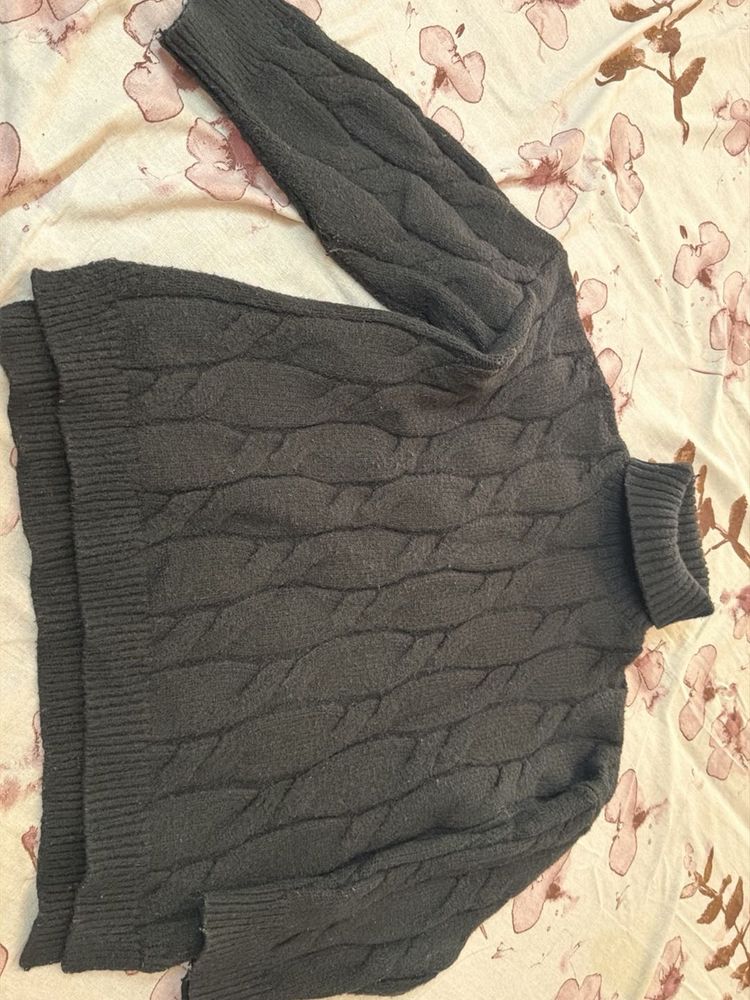 Chunky Knit Turtleneck Sweater