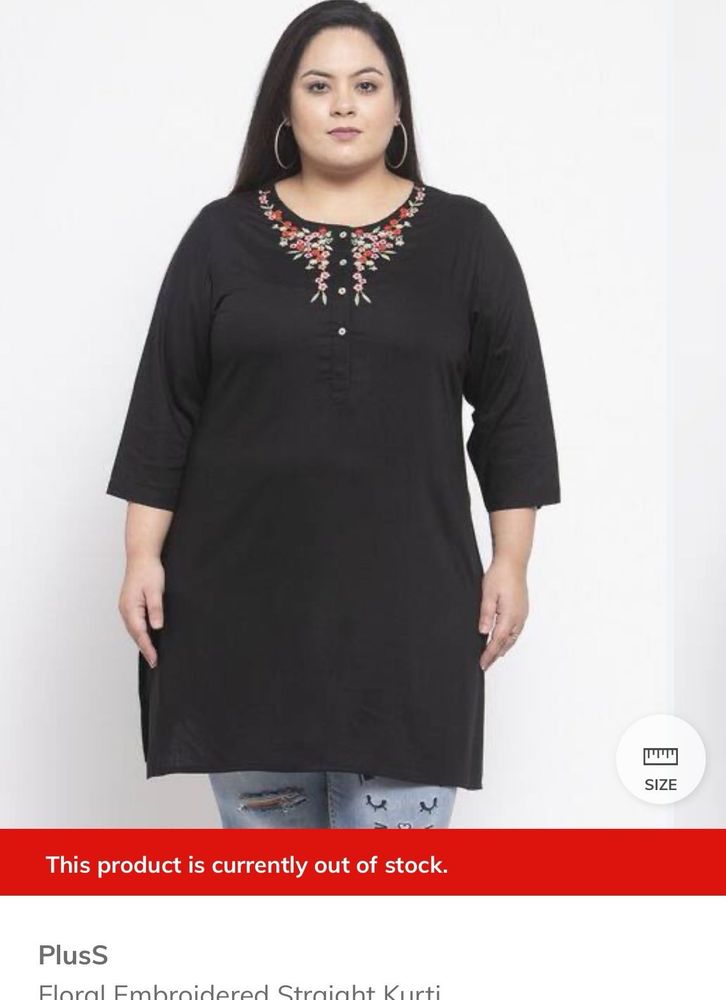 Floral Embroidered Kurti