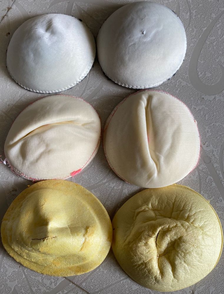 Bra Cups/Pads Inserts set of 3