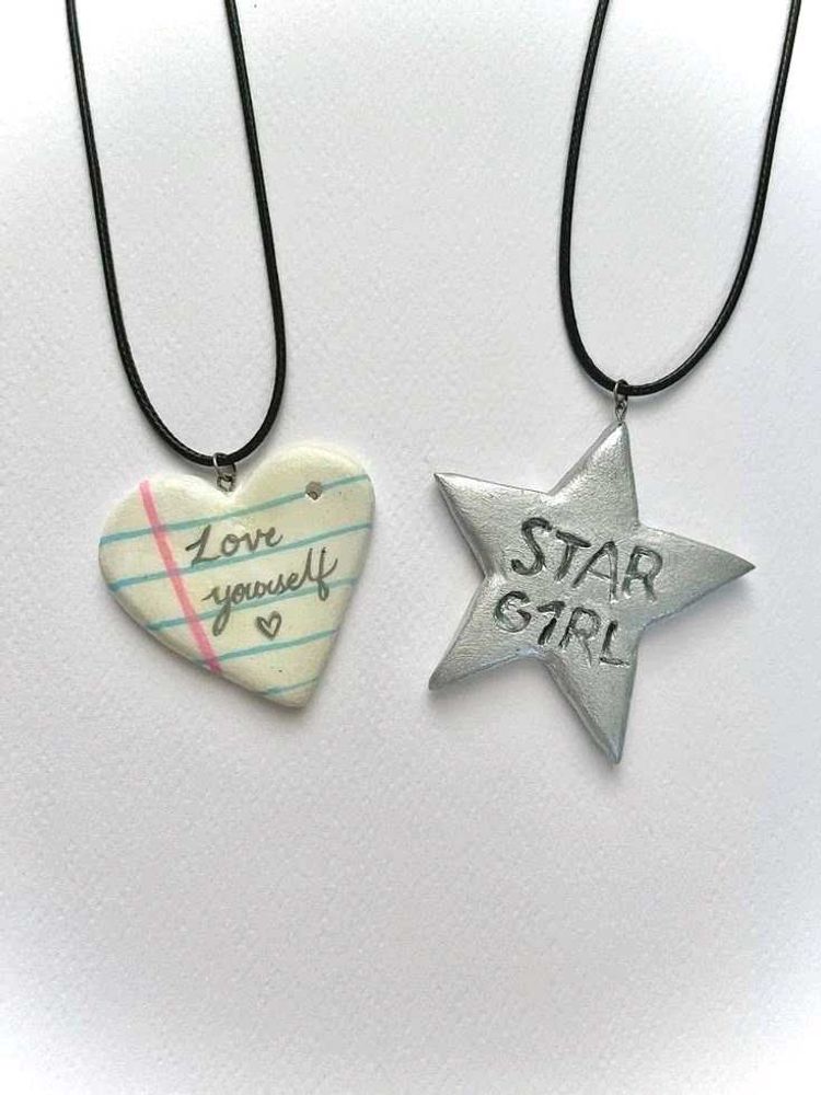 Y2k Star Girl or Love Note Necklace (Any 1)