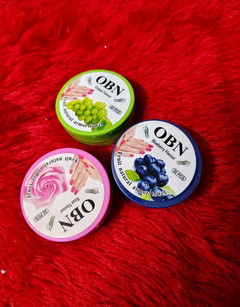 Manarya OBN Multiflavor Nail Paint Remover TissueP
