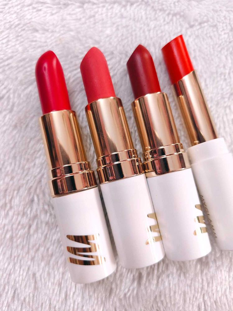 MyGlamm LIT Satin Matte Lipstick-combo 4