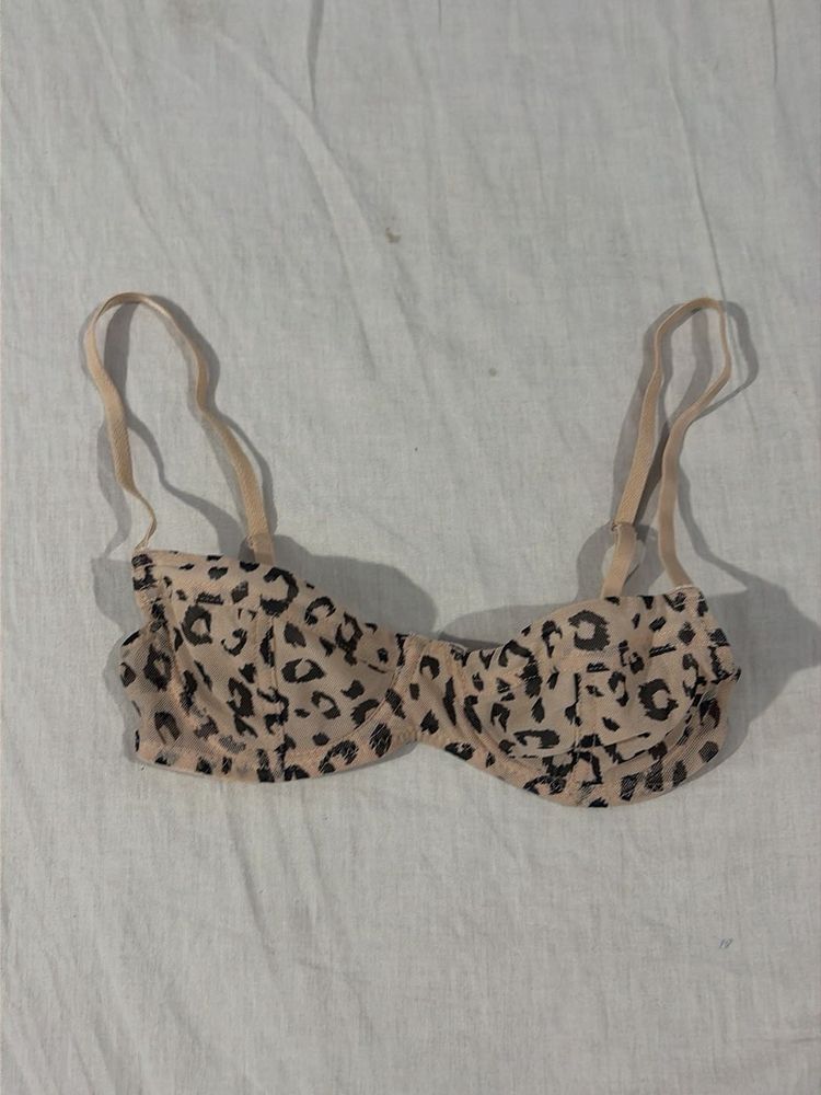 forever 21 Leopard Print Bra