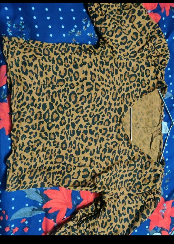 Leopard Print Top