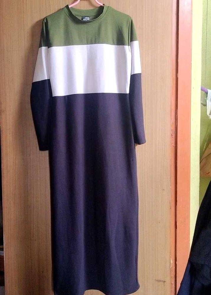 Color Block Long Sleeve bodycon