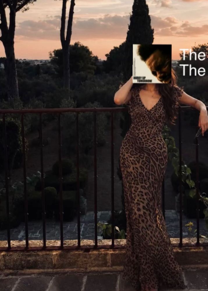 Premium Leopard Print Dress