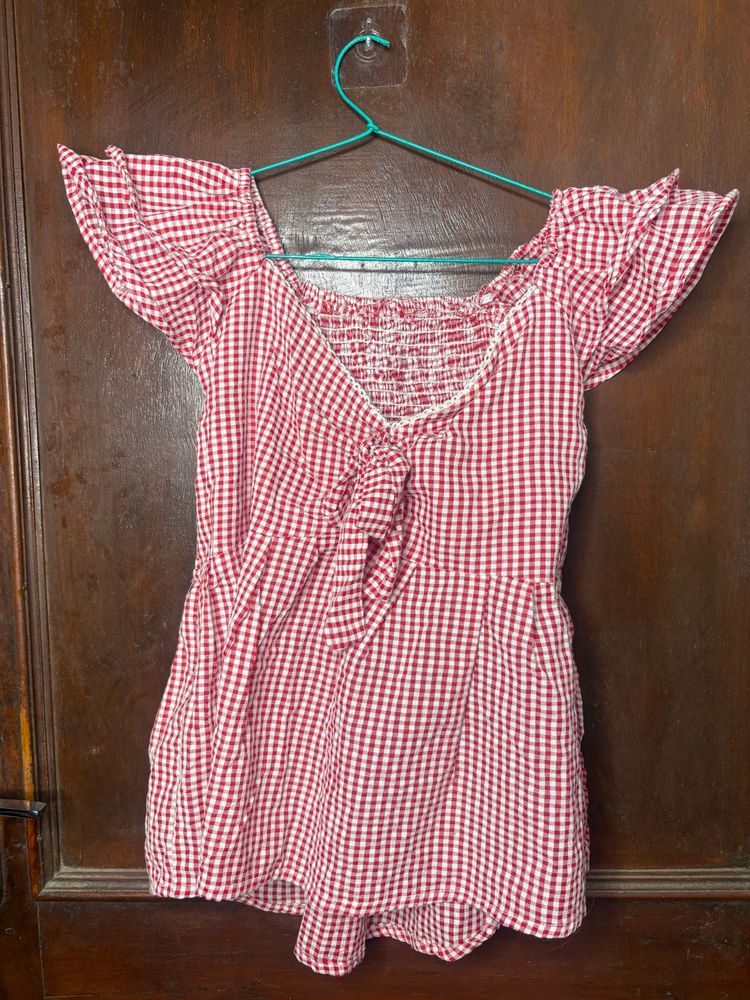 checked top