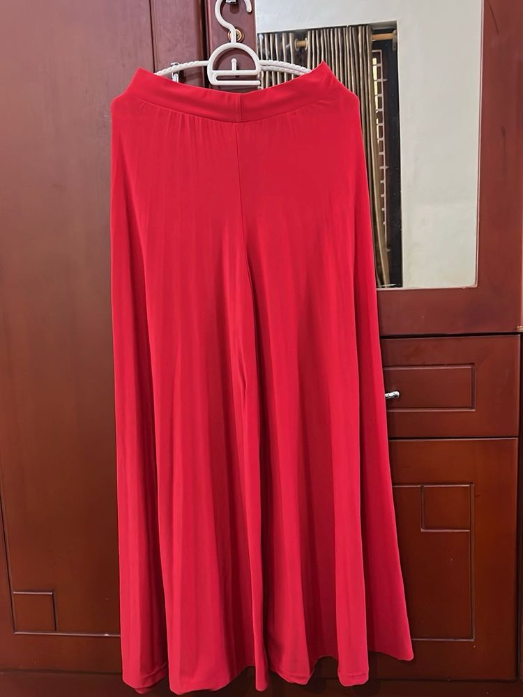 Red Palazzo Pants