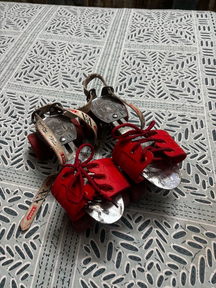 Vintage Red Roller Skates