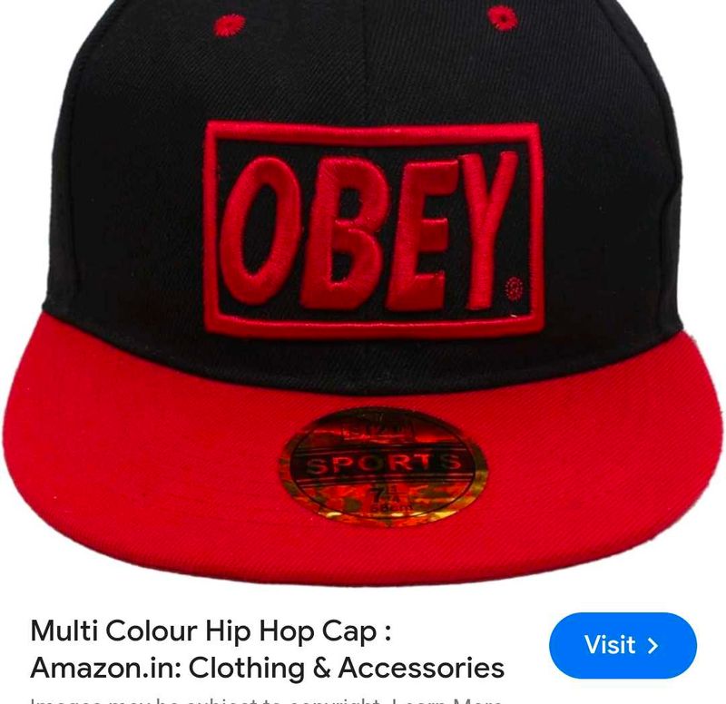 Very Beautiful Obey ❤️ Cap