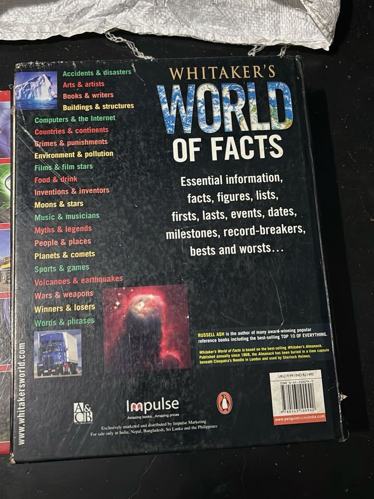 Whitaker's World of Facts Book