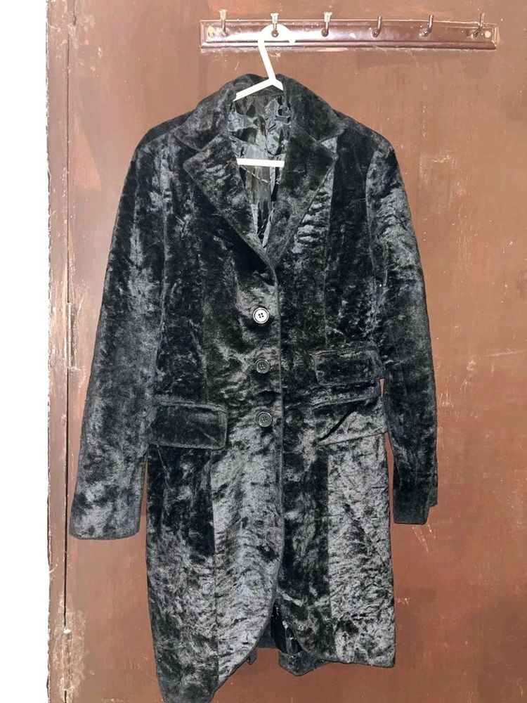 Black Velvet Finish Coat