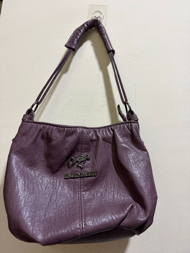 Chic Purple Hobo Bag
