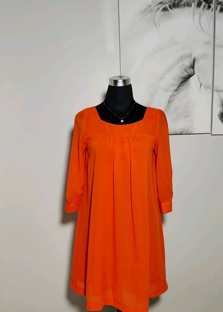 H&amp;M Orange Summer Dress🇸‌🇦‌🇱‌🇪24hrs