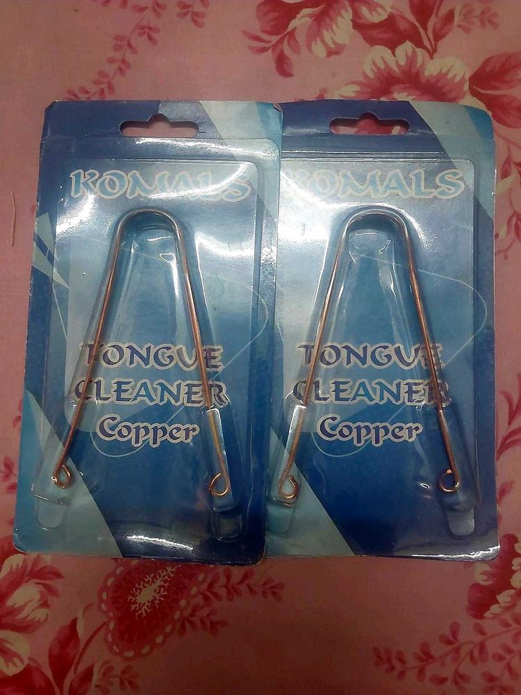 Copper Tongue Cleaners - 2 Pieces New!