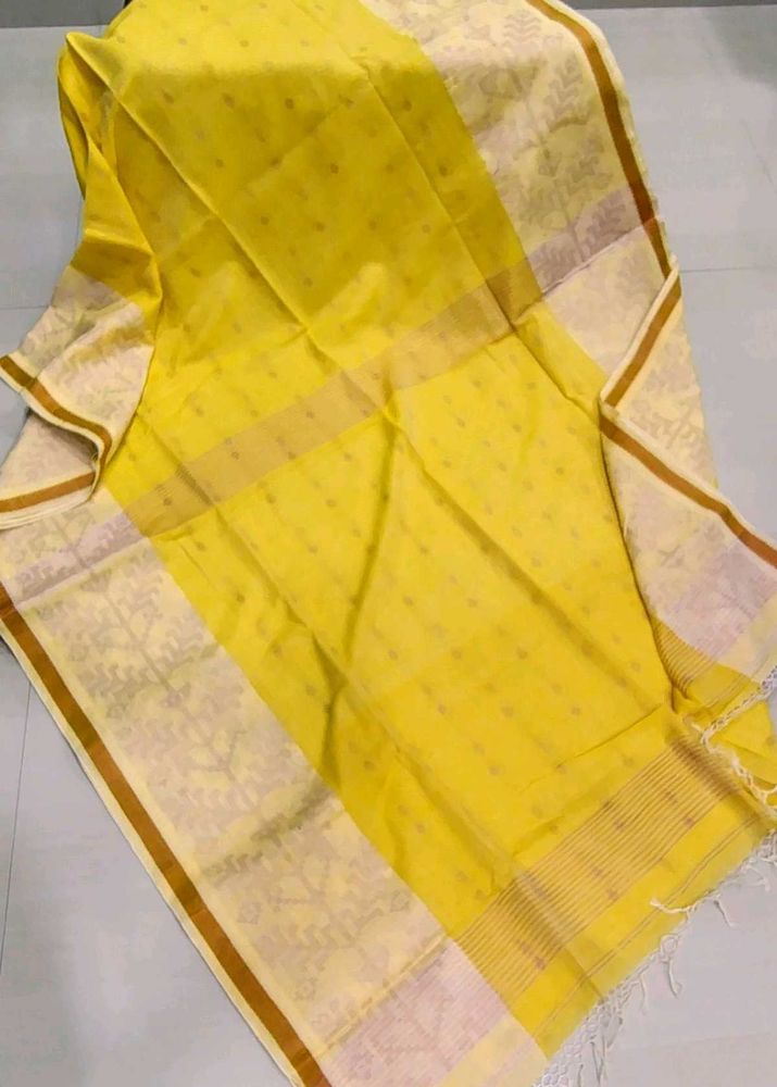 BRAND NEW KHADI COTTON HANDLOOM SAREE