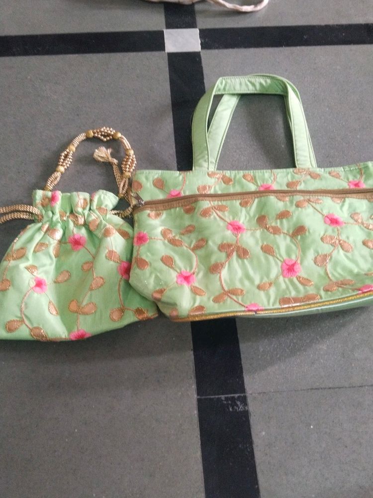 Handbag+Potli 🛍️💰 New With Tags