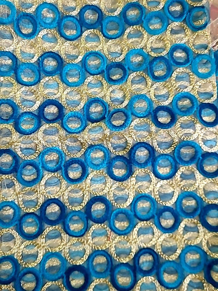 Beautiful Net Unstitched Blouse Fabric