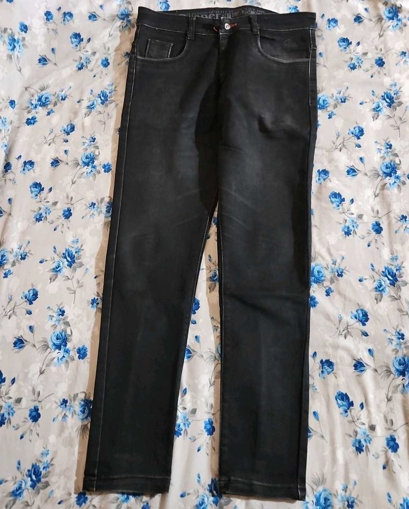 Men's Black Denim Jeans