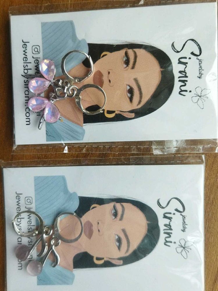 Dancing girl and Music cute earrings