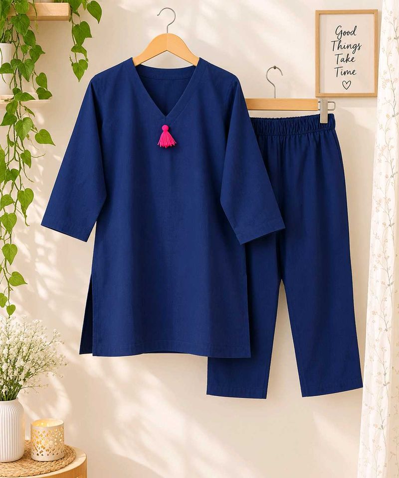 Pakistani-Style Casual Co-ord Set 💙