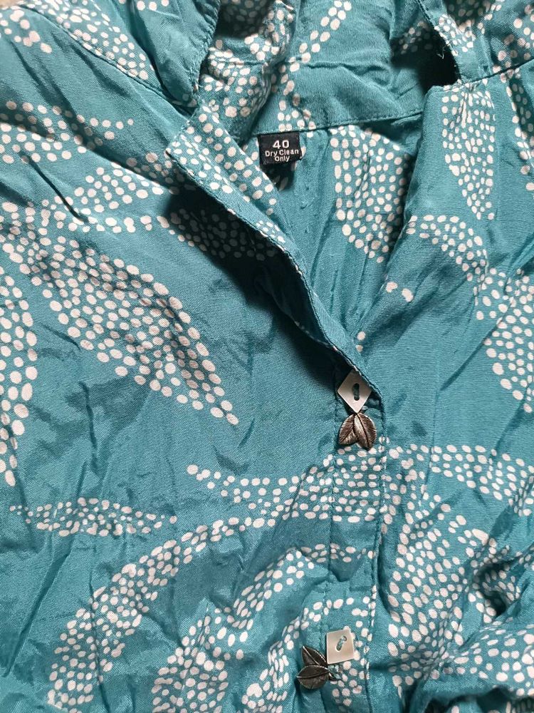 Bohemian Printed Teal Kurta