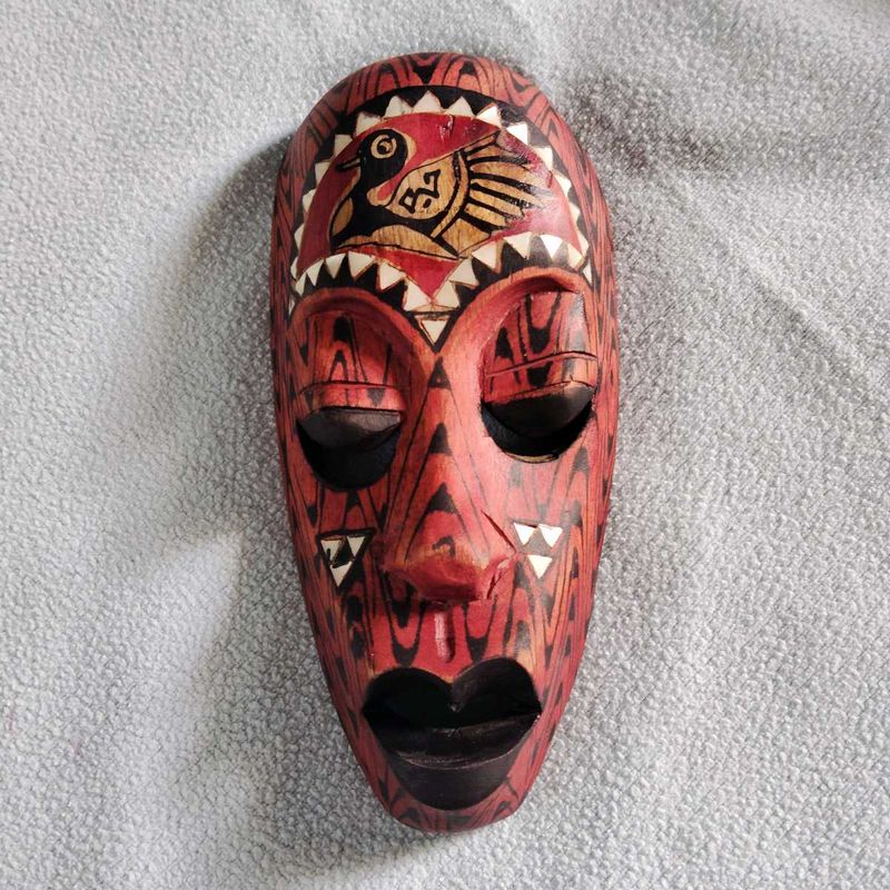 Wood Tribal Wall Hanging