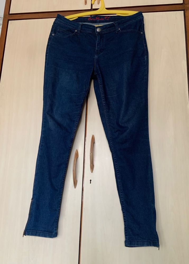 Bare Denim Navy Blue Jeans For Women