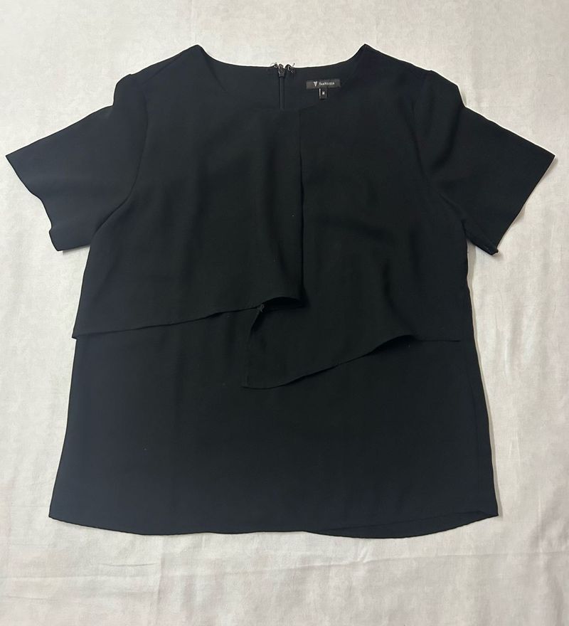Van Heusen Classic Semi Formal Black Top