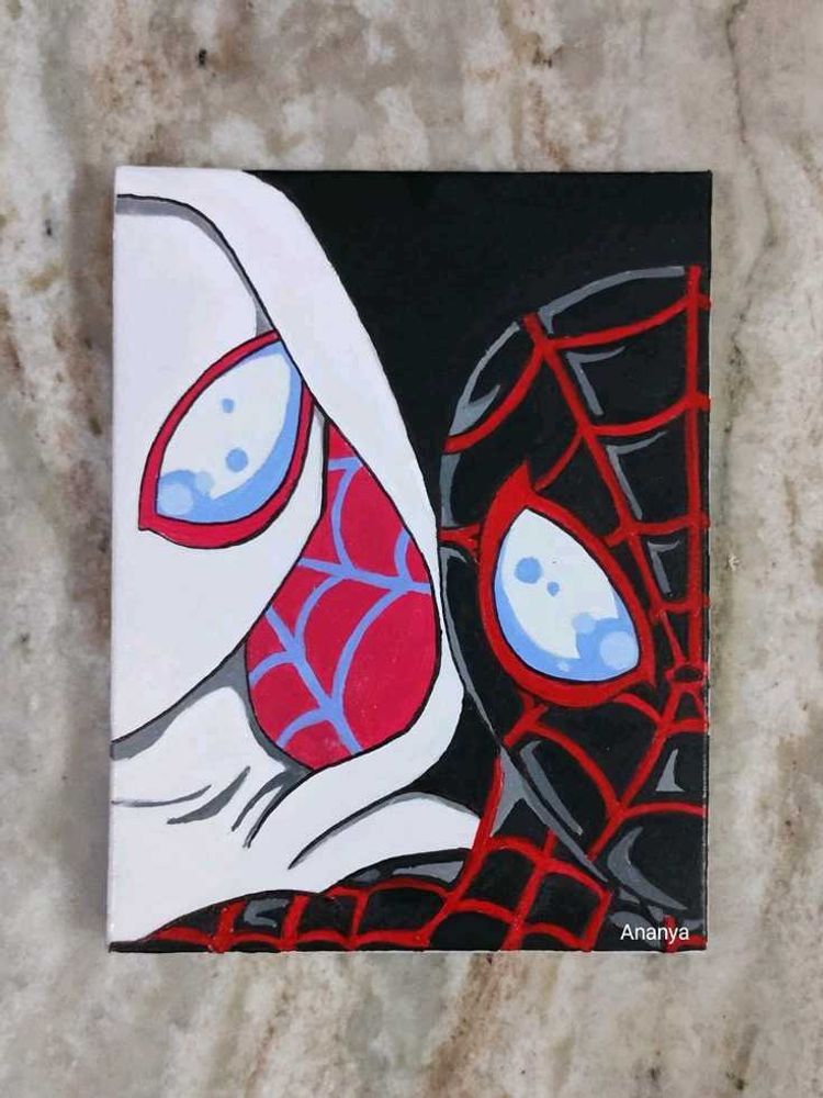 Spider-Verse Duo Canvas Art