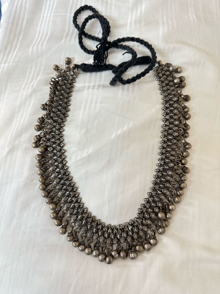 brass navratri necklace