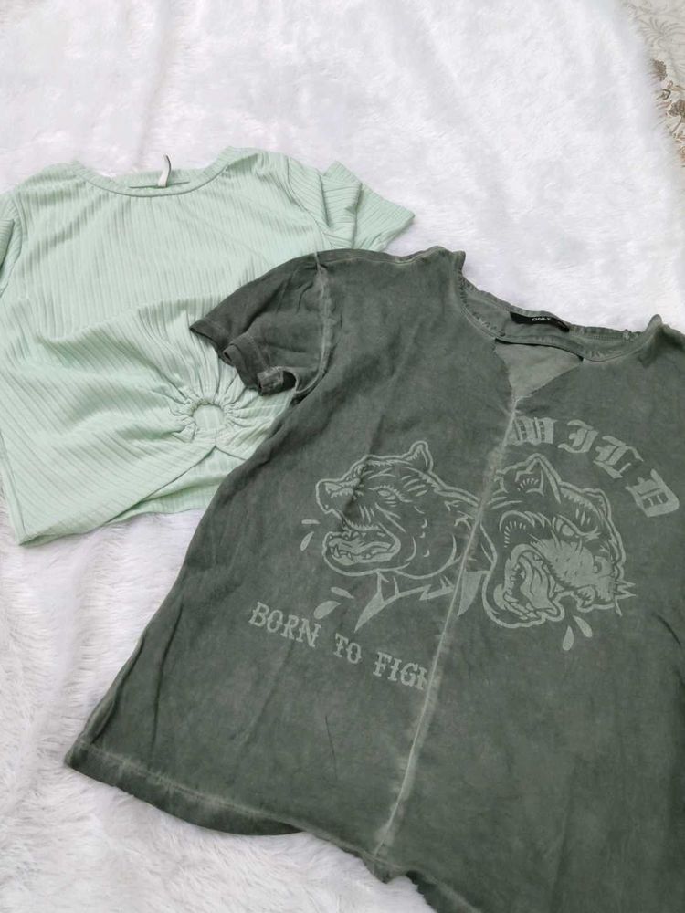 Graphic Tees Bundle - Green &amp; Mint