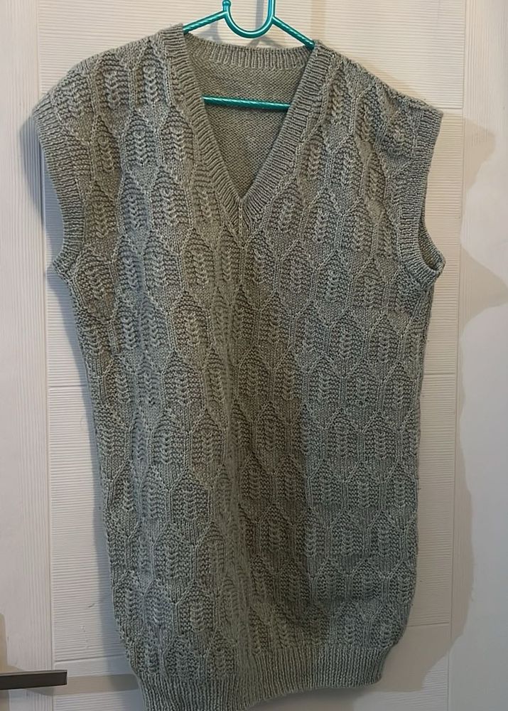 Men Woolen Half Sleeve Sweater