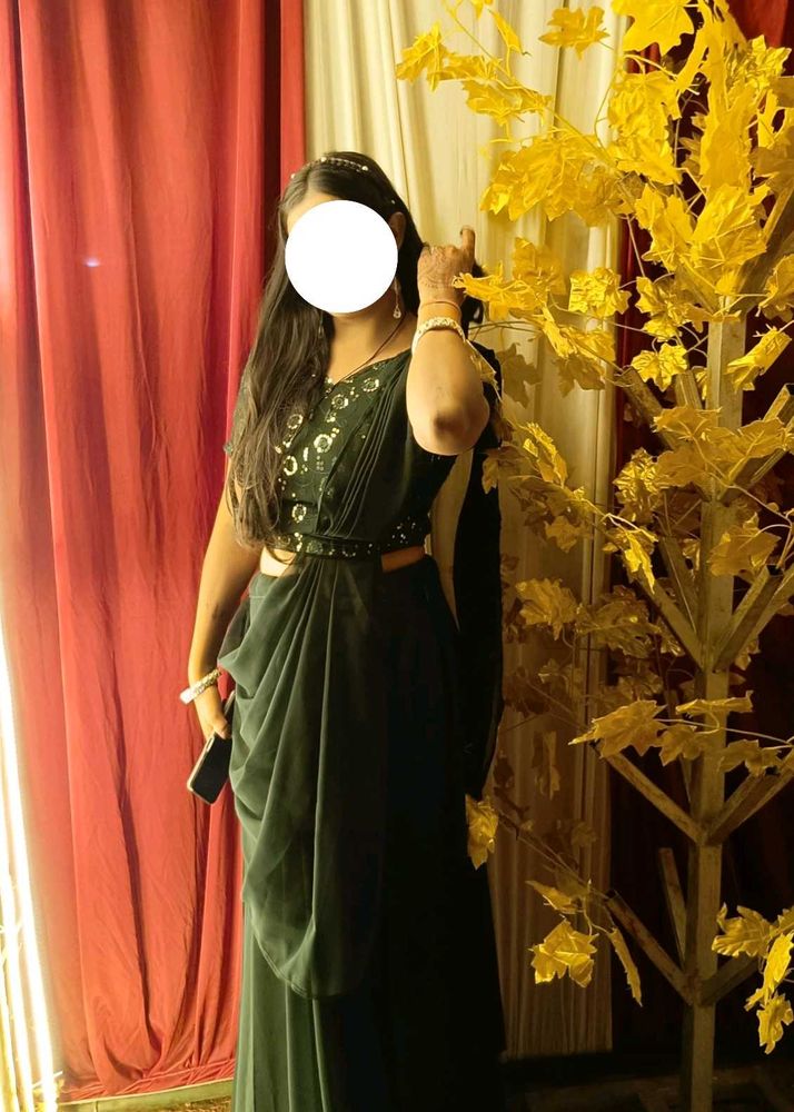 Elegant Dark Green lehenga choli